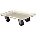 Mfg Tray Molded Fiberglass Toteline Dolly 780338 for 19-3/4" x 12-1/2" x 6" Tote, White 7803385269